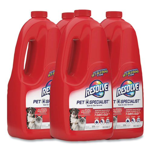 Pet Specialist Stain And Odor Remover, Citrus, 60 Oz Refill Pour Bottle, 4/carton