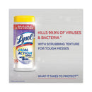 Dual Action Disinfecting Wipes, 1-ply, 7 X 7.5, Citrus, White/purple, 35/canister, 12 Canisters/carton