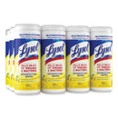 Disinfecting Wipes, 1-ply, 7 X 7.25, Lemon And Lime Blossom, White, 35 Wipes/canister