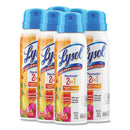 2 In 1 Disinfectant Spray Iii, Tropical Breeze, 10 Oz Aerosol Spray, 6/carton