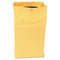 Zippered Vinyl Cleaning Cart Bag, 24 Gal, , 17.25" X 30.5", Yellow