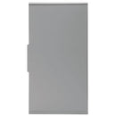 Spill Mop Storage Cabinet, 15w X 6d X 27.5h, Gray