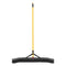 Maximizer Push-to-center Broom, Poly Bristles, 36 X 58.13, Steel Handle, Yellow/black