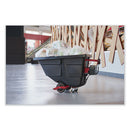 Motorized Roto Tilt Truck, 101 Gal, 850 Lb Capacity, Plastic, Black