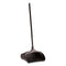 Lobby Pro Upright Dustpan With Wheels, 12.5w X 37h, Polypropylene With Vinyl Coat, Black