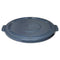 Vented Round Brute Lid, 24.5" Diameter X 1.5h, Gray