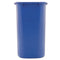 Deskside Recycling Container, Medium, 28.13 Qt, Plastic, Blue