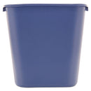 Deskside Recycling Container, Medium, 28.13 Qt, Plastic, Blue