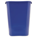 Deskside Recycling Container With Symbol, Large, 41.25 Qt, Plastic, Blue