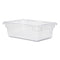 Food/tote Boxes, 3.5 Gal, 18 X 12 X 6, Clear, Plastic