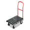 Heavy-duty Platform Truck Cart, 2,000 Lb Capacity, 24 X 48 Platform, Black