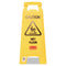 Caution Wet Floor Sign, 11 X 12 X 25, Bright Yellow