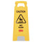 Caution Wet Floor Sign, 11 X 12 X 25, Bright Yellow