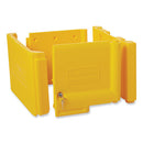 Locking Cabinet, For Rubbermaid Commercial Cleaning Carts, Yellow