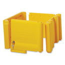 Locking Cabinet, For Rubbermaid Commercial Cleaning Carts, Yellow