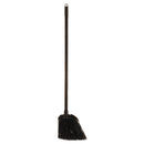 Angled Lobby Broom, Poly Bristles, 35" Handle, Black