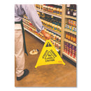 Multilingual Pop-up Wet Floor Safety Cone, 21 X 21 X 30, Yellow