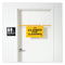 Site Safety Hanging Sign, 50 X 1 X 13, Yellow