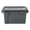 Brute Tote With Lid, 14 Gal, 27.5" X 16.75" X 10.75", Gray