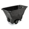 Structural Foam Tilt Truck, 101 Gal, 850 Lb Capacity, Plastic, Black