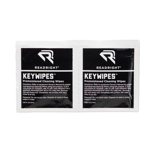 Keywipes Keyboard Wet Wipes, 6.88 X 5, Unscented, 18/box