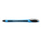 Slider Memo Xb Ballpoint Pen, Stick, Extra-bold 1.4 Mm, Black Ink, Black/light Blue Barrel, 10/box