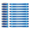 Slider Memo Xb Ballpoint Pen, Stick, Extra-bold 1.4 Mm, Blue Ink, Blue/light Blue Barrel, 10/box