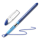 Slider Basic Ballpoint Pen, Stick, Extra-bold 1.4 Mm, Blue Ink, Blue Barrel, 10/box