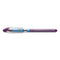 Slider Basic Ballpoint Pen, Stick, Extra-bold 1.4 Mm, Violet Ink, Violet Barrel, 10/box