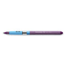 Slider Basic Ballpoint Pen, Stick, Extra-bold 1.4 Mm, Violet Ink, Violet Barrel, 10/box