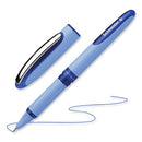 One Hybrid N Roller Ball Pen, Stick, Extra-fine 0.3 Mm, Blue Ink, Blue Barrel, 10/box