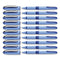 One Hybrid N Roller Ball Pen, Stick, Extra-fine 0.3 Mm, Blue Ink, Blue Barrel, 10/box