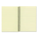 Single-subject Wirebound Notebooks, Narrow Rule, Brown Paperboard Cover, (80) 8.25 X 6.88 Sheets