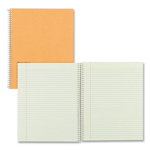 Single-subject Wirebound Notebooks, Narrow Rule, Brown Paperboard Cover, (80) 10 X 8 Sheets