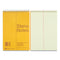 Standard Spiral Steno Pad, Gregg Rule, Brown Cover, 60 Eye-ease Green 6 X 9 Sheets