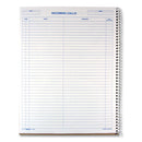 Wirebound Call Register, One-part (no Copies), 11 X 8.5, 100 Forms Total