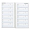 Detail Wirebound Voice Mail Log Book, One-part (no Copies), 5 X 1.63, 6 Forms/sheet, 600 Forms Total