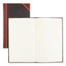 Texthide Record Book, 1-subject, Medium/college Rule, Black/burgundy Cover, (500) 14 X 8.5 Sheets