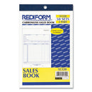 Sales Book, 15 Lines, Two-part Carbonless, 5.5 X 7.88, 50 Forms Total