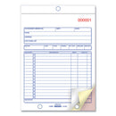 Sales Book, 15 Lines, Three-part Carbonless, 5.5 X 7.88, 50 Forms Total