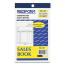 Sales Book, 12 Lines, Two-part Carbonless, 4.25 X 6.38, 50 Forms Total