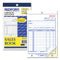 Sales Book, 12 Lines, Two-part Carbonless, 4.25 X 6.38, 50 Forms Total