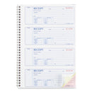 Money Receipt Book, Formguard Cover, Three-part Carbonless, 7 X 2.75, 4 Forms/sheet, 100 Forms Total