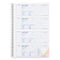 Money Receipt Book, Formguard Cover, Three-part Carbonless, 7 X 2.75, 4 Forms/sheet, 100 Forms Total