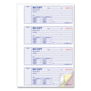 Money Receipt Book, Softcover, Three-part Carbonless, 7 X 2.75, 4 Forms/sheet, 100 Forms Total