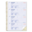 Gold Standard Money Receipt Book, Two-part Carbonless, 7 X 2.75, 4 Forms/sheet, 300 Forms Total