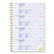 Gold Standard Money Receipt Book, Two-part Carbonless, 7 X 2.75, 4 Forms/sheet, 300 Forms Total