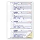 Receipt Book, Two-part Carbonless, 7 X 2.75, 4 Forms/sheet, 400 Forms Total