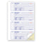 Receipt Book, Two-part Carbonless, 7 X 2.75, 4 Forms/sheet, 400 Forms Total