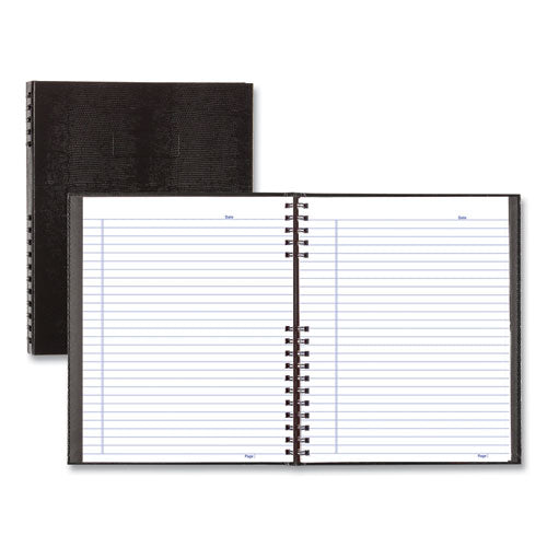 Notepro Notebook, 1-subject, Medium/college Rule, Black Cover, (100) 11 X 8.5 Sheets